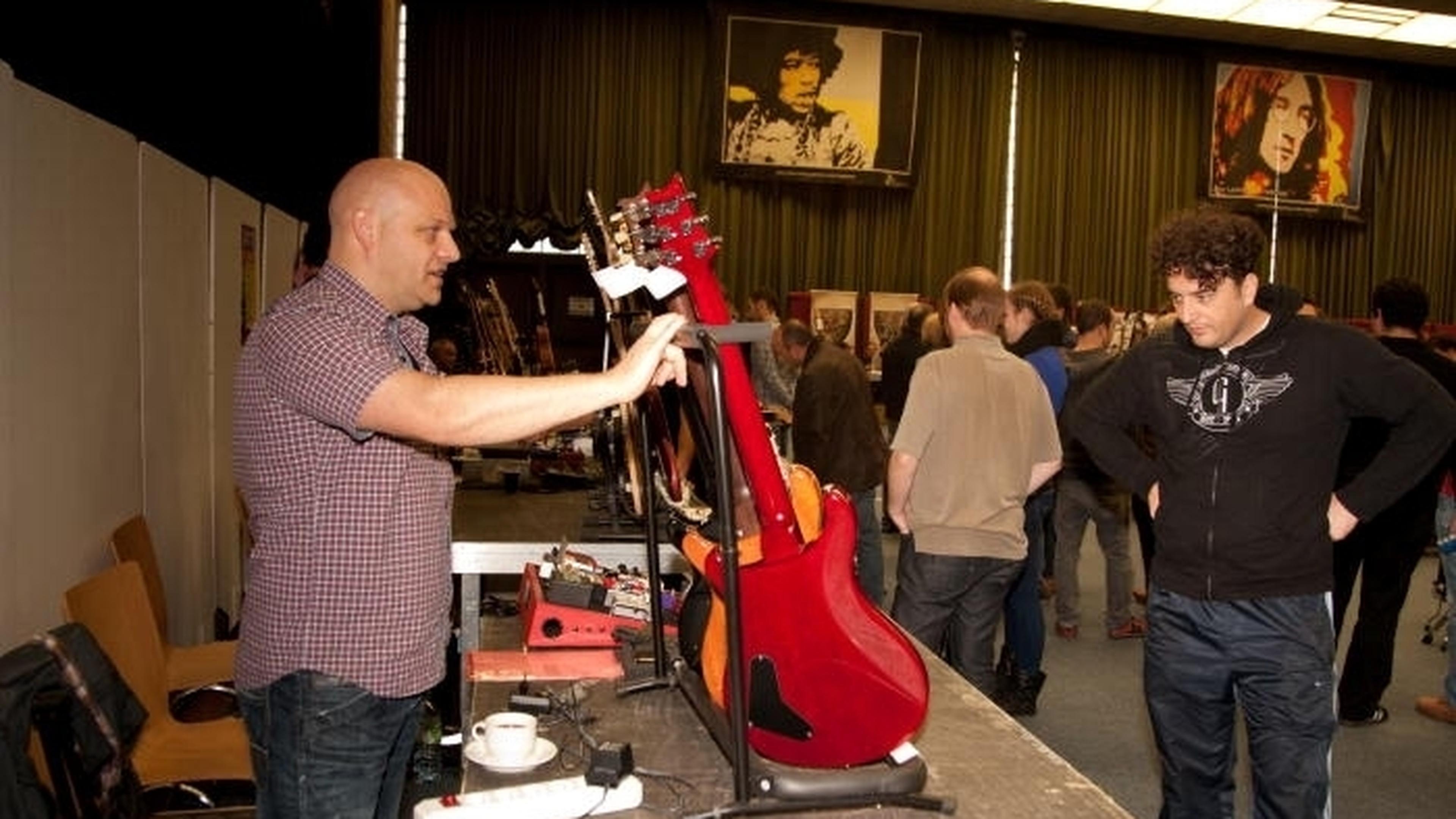 Second hand instruments for sale at weekend s Musikbazar